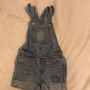 Gap Toddler Girl Overall Shorts Size 2 Toddler